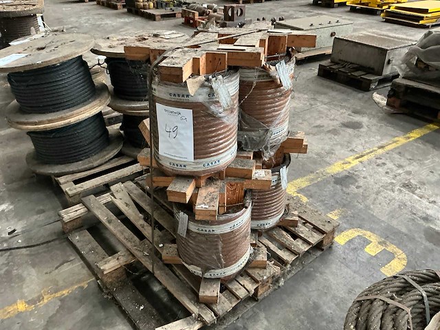 Staaldraad op rol (5x) - afbeelding 1 van  2