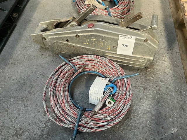 Staaldraadtakel / tirfor - afbeelding 1 van  4