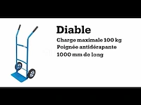 Staalen frame van de handwagen 100 kg