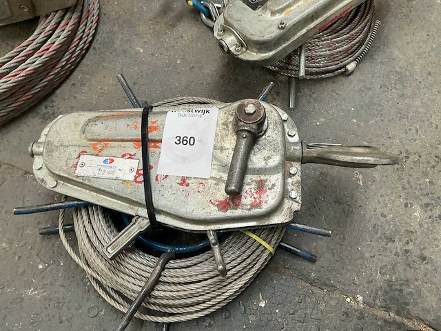 Staalkabel takel / tirfor - afbeelding 1 van  3