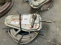 Staalkabel takel / tirfor - afbeelding 1 van  3