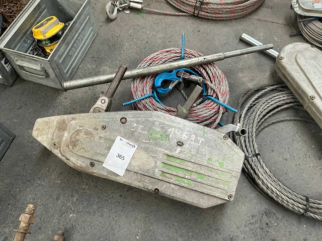 Staalkabel takel / tirfor - afbeelding 1 van  6