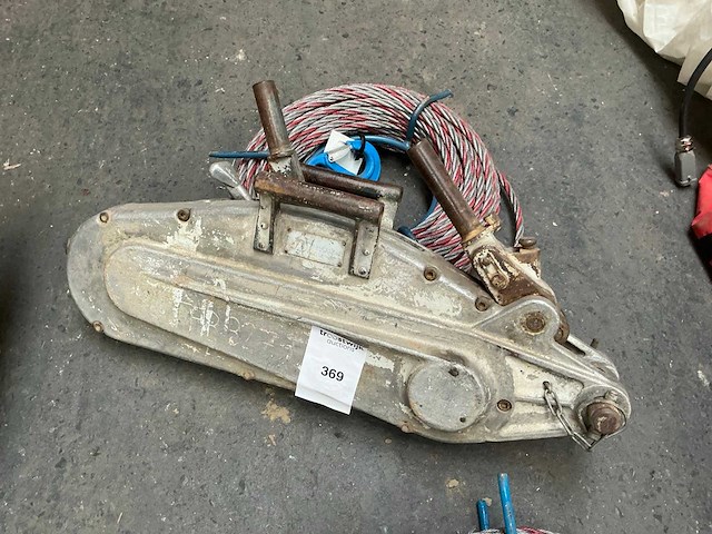 Staalkabel takel / tirfor - afbeelding 1 van  3