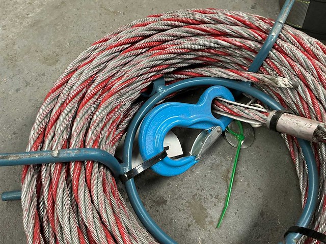 Staalkabel voor takel (2x) - afbeelding 3 van  4
