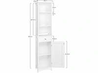 Staand kastje voor de badkamer - afbeelding 3 van  5