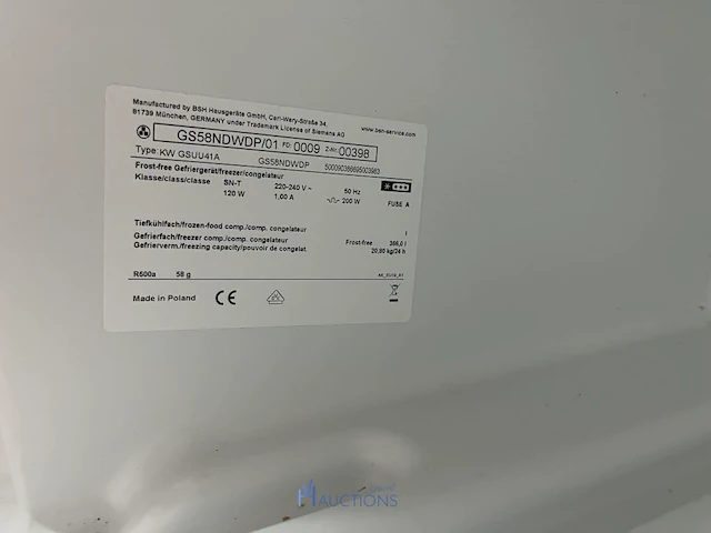 Staande diepvriezer bosch - afbeelding 3 van  3