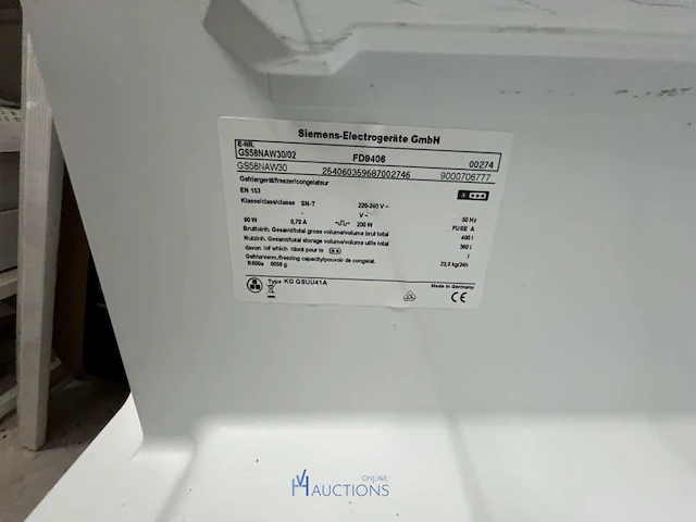 Staande diepvriezer siemens - afbeelding 4 van  4