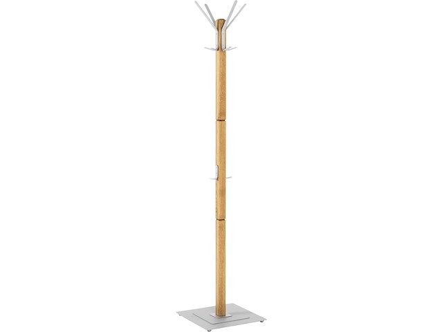 Staande kapstok | 40 x 184 cm | wit - afbeelding 1 van  2