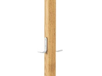 Staande kapstok | 40 x 184 cm | wit - afbeelding 1 van  2