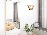 Staande spiegel met metalen rand - sensa home - afbeelding 5 van  6