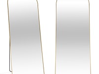 Staande spiegel met metalen rand - sensa home - afbeelding 6 van  6