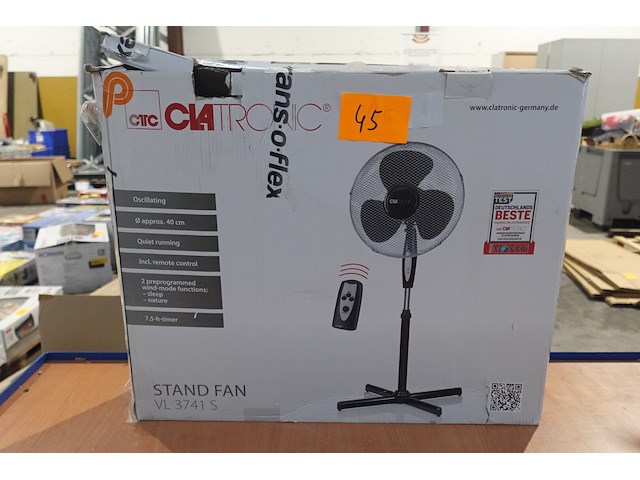 Staande ventilator clatronic - afbeelding 1 van  3