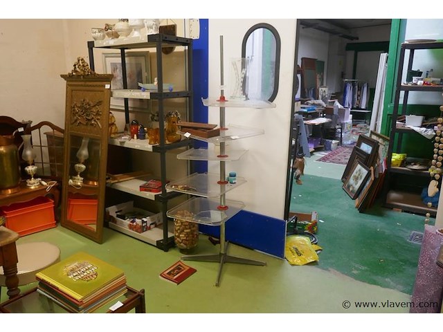 Staander in metaal en pyrex - afbeelding 1 van  3