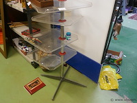 Staander in metaal en pyrex - afbeelding 2 van  3