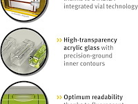 Stabila classic set 70, 3-delige waterpasset - afbeelding 4 van  5