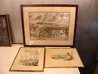 Stadszicht (x3) - afbeelding 1 van  10