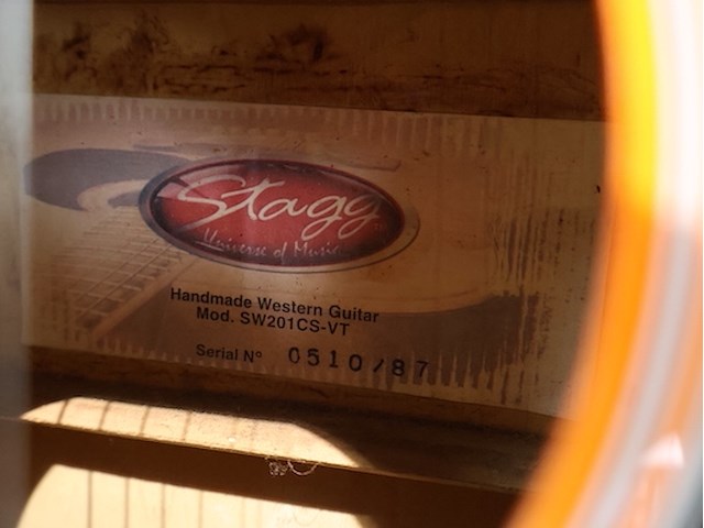 Stagg elektrische gitaar - afbeelding 5 van  10