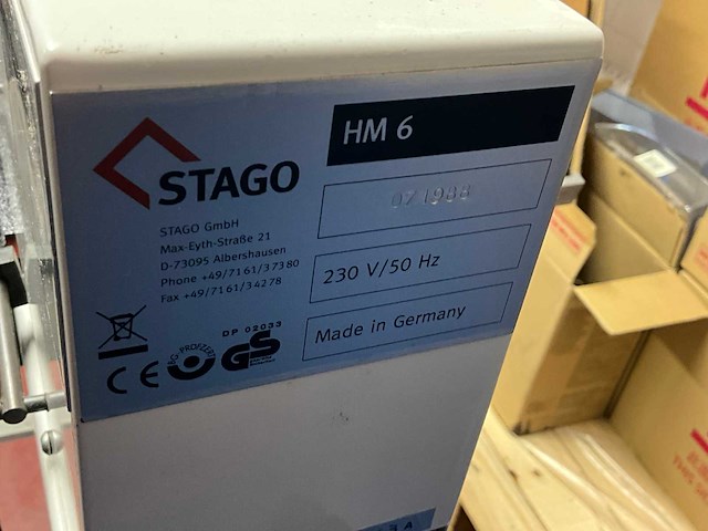 Stago hm 6 nietmachine - afbeelding 3 van  12