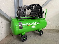 Stahlfest 100 liter v-twin zuigercompressor - afbeelding 15 van  15