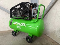 Stahlfest 100 liter v-twin zuigercompressor - afbeelding 12 van  14