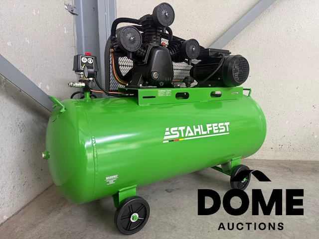 Stahlfest 200 liter 3-cilinder zuigercompressor - afbeelding 1 van  8