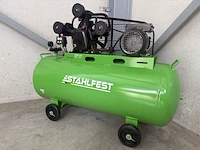 Stahlfest 200 liter 3-cilinder zuigercompressor - afbeelding 2 van  8