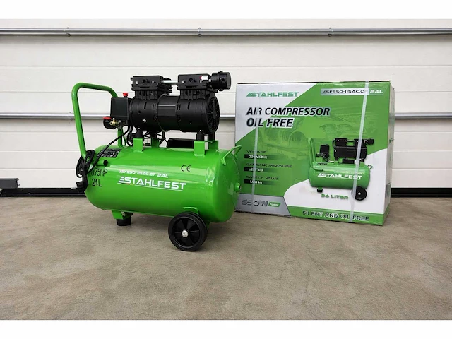 Stahlfest 24 liter olievrije compressor - afbeelding 2 van  8