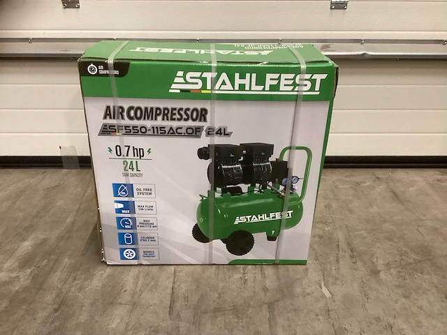 Stahlfest 24 liter olievrije compressor - afbeelding 6 van  8