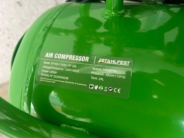 Stahlfest 24 liter olievrije compressor - afbeelding 13 van  21