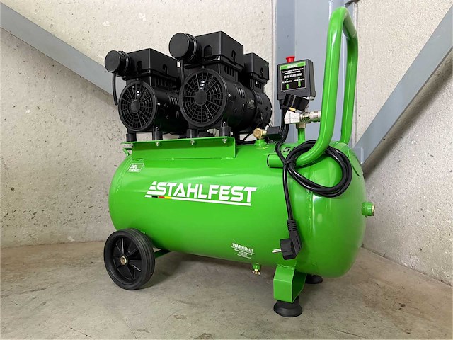 Stahlfest 50 liter olievrije compressor - afbeelding 1 van  4