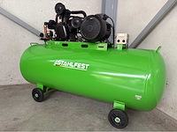 Stahlfest 500 liter 3-cilinder zuigercompressor - afbeelding 2 van  8