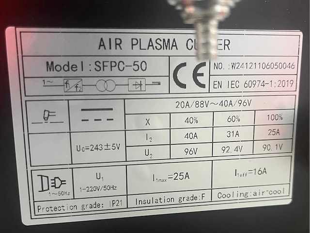 Stahlfest sfpc50 perslucht plasmasnijmachine - afbeelding 3 van  12