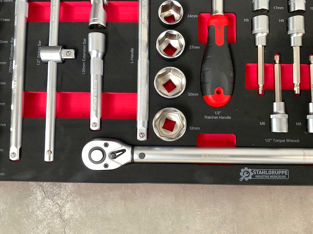 Stahlgruppe - sg24 - 294delig - gereedschapswagen - afbeelding 1 van  20