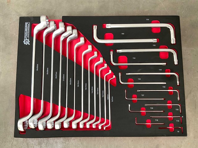 Stahlgruppe - sg24 - 294delig - gereedschapswagen - afbeelding 8 van  18