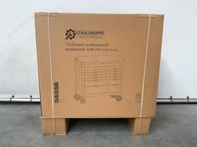 Stahlgruppe - sg24 - 294delig - gereedschapswagen - afbeelding 8 van  13