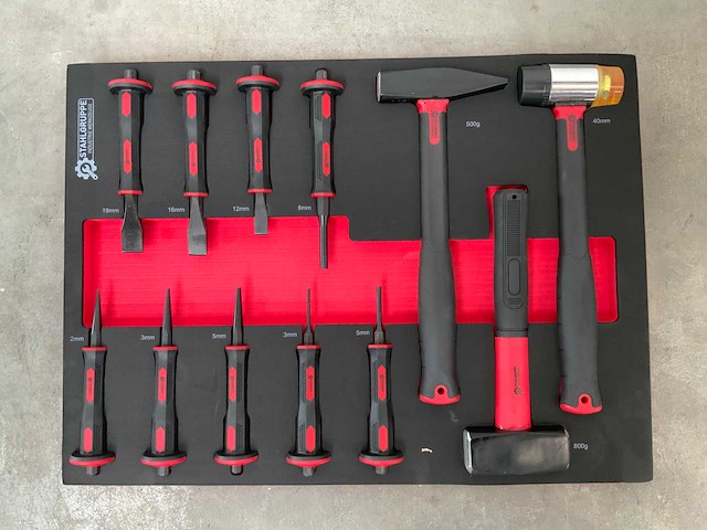 Stahlgruppe - sg24 - 294delig - gereedschapswagen - afbeelding 10 van  13