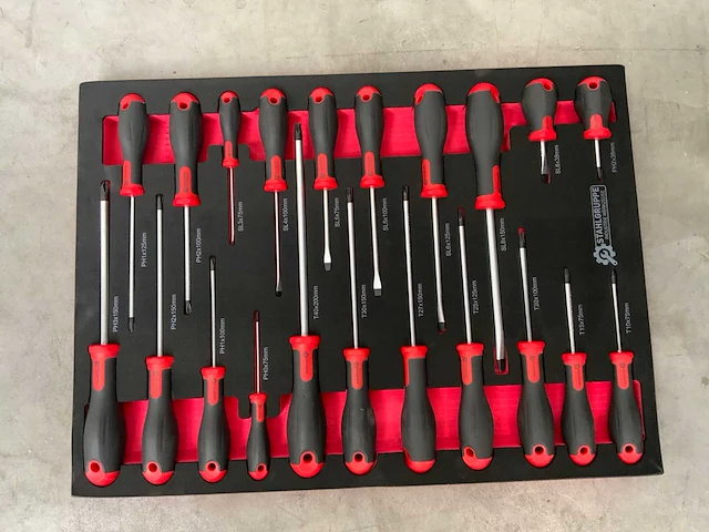 Stahlgruppe - sg24 - 294delig - gereedschapswagen - afbeelding 13 van  20