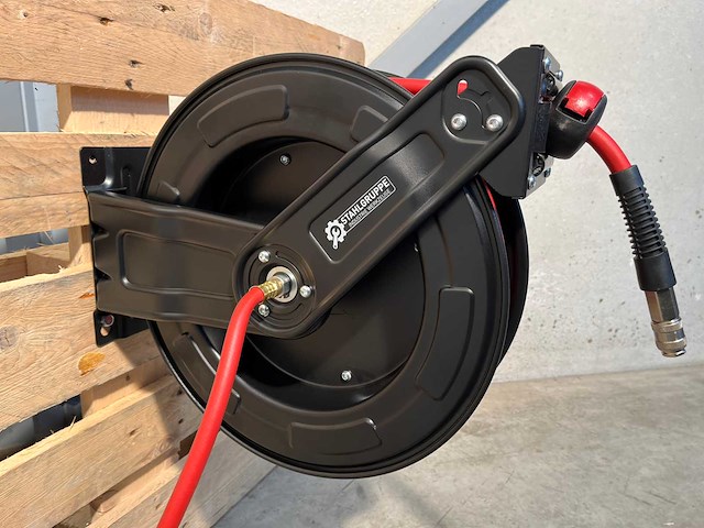 Stahlgruppe 20 meter luchtslanghaspel - afbeelding 1 van  12