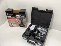 Stahlgruppe 20v accu slagmoersleutel - incl. 2x 20v accu + acculader + krachtdoppen in koffer - afbeelding 8 van  10