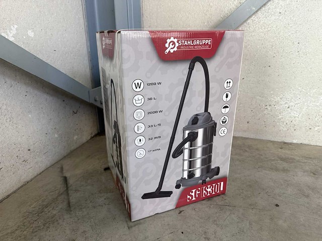Stahlgruppe 30 liter industriële nat/droog stofzuiger - afbeelding 5 van  11