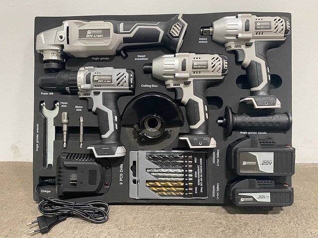 Stahlgruppe 4-delige set accu gereedschappen - afbeelding 5 van  13