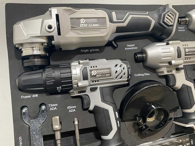 Stahlgruppe 4-delige set accu gereedschappen - afbeelding 6 van  13