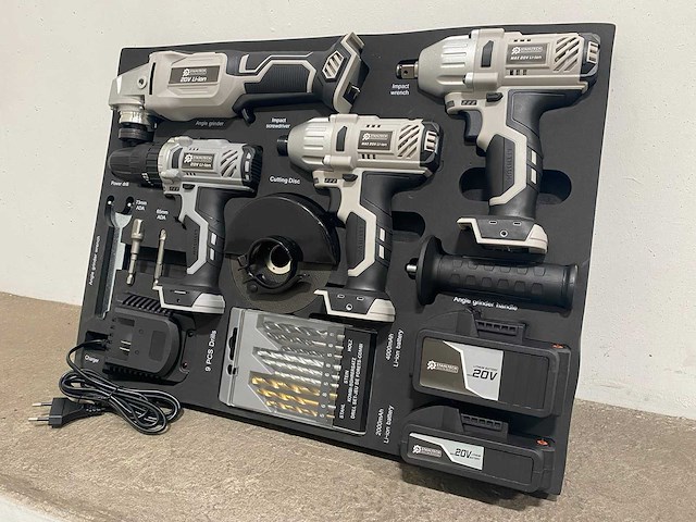 Stahlgruppe 4-delige set accu gereedschappen - afbeelding 12 van  13