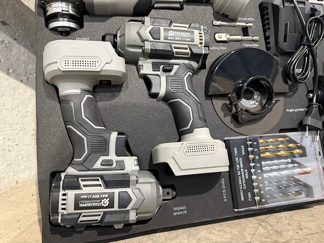 Stahlgruppe 4-delige set accu gereedschappen - afbeelding 12 van  13