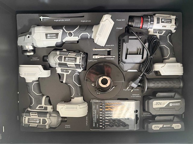 Stahlgruppe 4-delige set accu gereedschappen - afbeelding 8 van  11