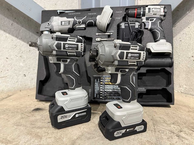 Stahlgruppe 4-delige set accu gereedschappen - afbeelding 1 van  4