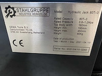Stahlgruppe 80 ton hydropneumatische krik - afbeelding 2 van  3