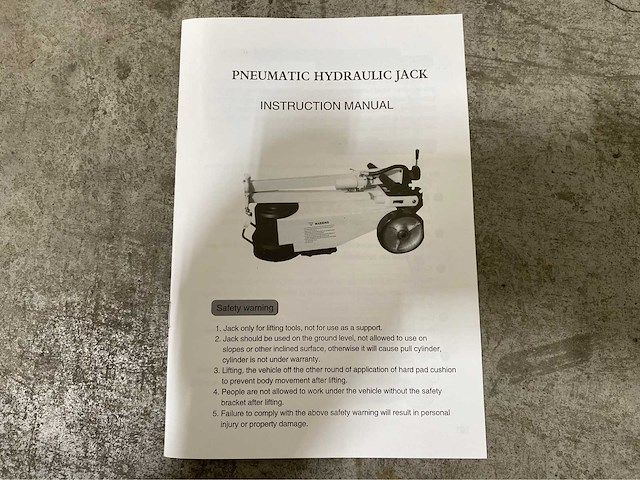 Stahlgruppe 80 ton hydropneumatische krik - afbeelding 6 van  15