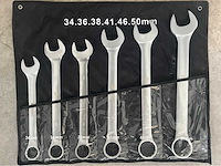 Stahlgruppe chrome vanadium xxl steek- en ringsleutel set - afbeelding 3 van  8
