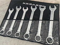 Stahlgruppe chrome vanadium xxl steek- en ringsleutel set - afbeelding 1 van  3